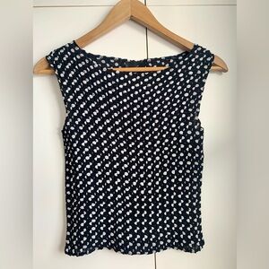 Polka Dot Sleeveless Top